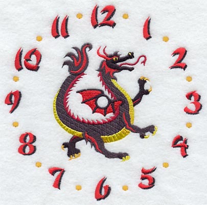 Korean Dragon Clock