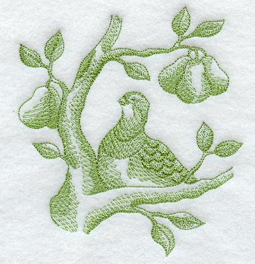 First Day of Christmas (Toile)