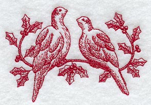 Second Day of Christmas (Toile)