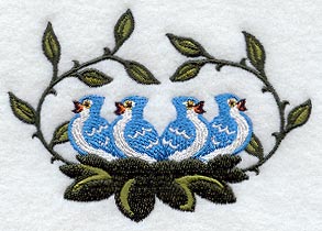 Ornate 4th Day of Christmas