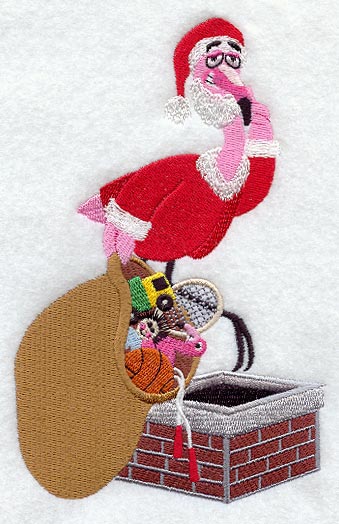 Santa Flamingo Floyd