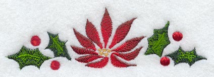 Poinsettia Border