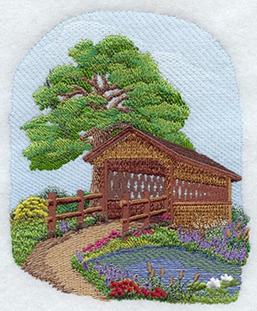 Covered Bridge Scene