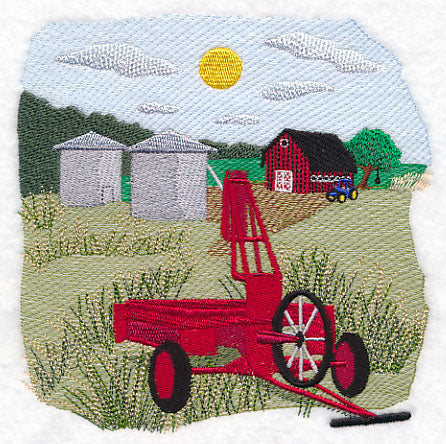 Farm Scene & Baler