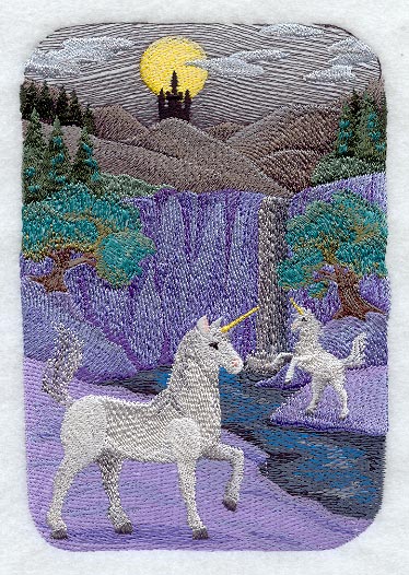 Unicorns & Waterfall