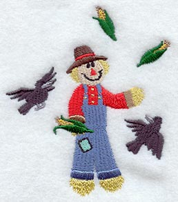 Scarecrow Juggling Corn
