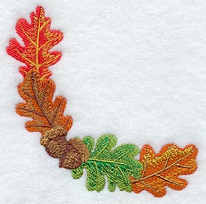 Oak Leaf Corner - Curved