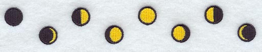 Werewolf Moon Phase Border