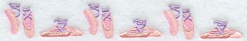 Ballerina Slippers Border