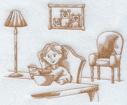 Goldilocks Scene 2 (Toile)