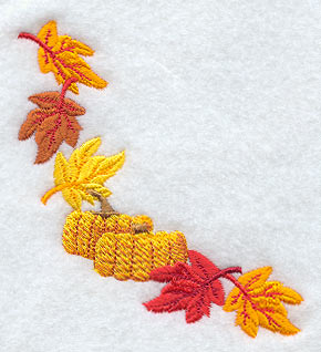 Carved Pumpkin Corner - Curved