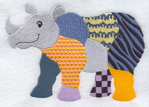 Patchwork Rhinoceros