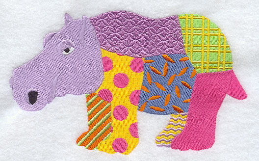 Patchwork Hippopotamus