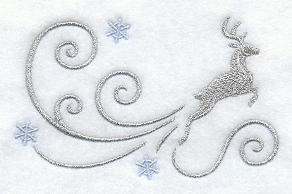 Leaping Reindeer