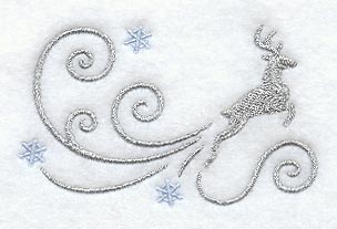 Leaping Reindeer