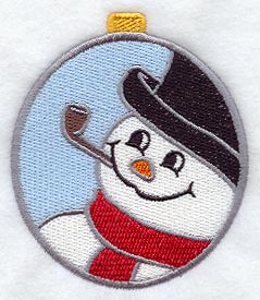 Cheerful Snowman Ornament