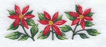 Poinsettia Pocket Topper