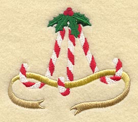 Candy Cane Pocket Topper