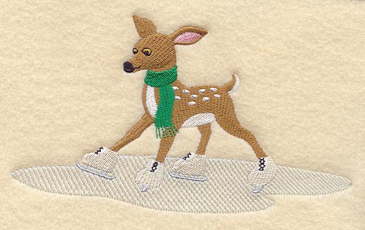 Skating Deer