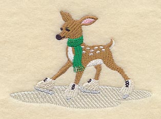 Skating Deer