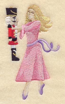 Clara Dancing with Growing Nutcracker