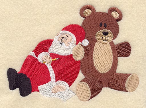 Little Santa Sleeping