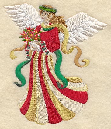 Poinsettia Angel