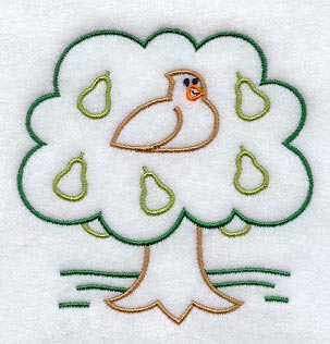 Stick Figure 1st Day of Christmas