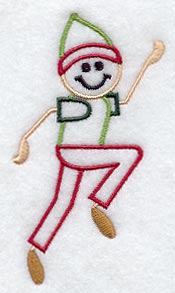 Stick Figure 10th Day of Christmas