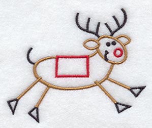 Stick Rudolph Reindeer