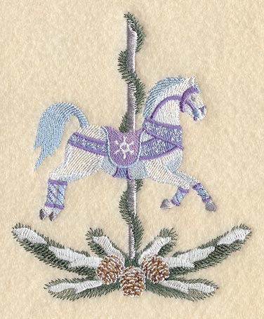 Carousel Horse - Winter