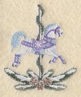 Carousel Horse - Winter
