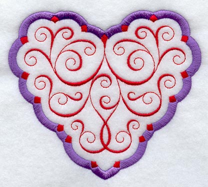 Lacy Valentine Heart I