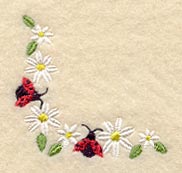 Daisies and Ladybugs Corner
