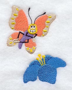 Butterfly and Flower