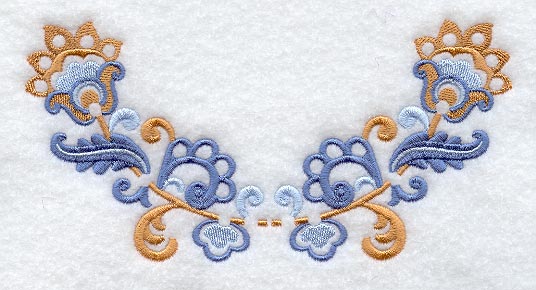 Floral Half-Ring II (Crystals)