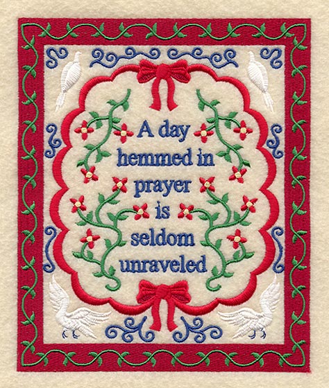 Day Hemmed in Prayer