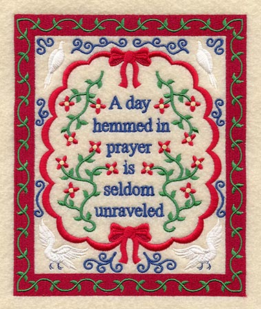 Day Hemmed in Prayer