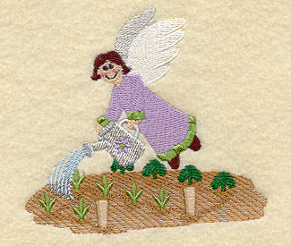 Gardening Angel Watering Garden