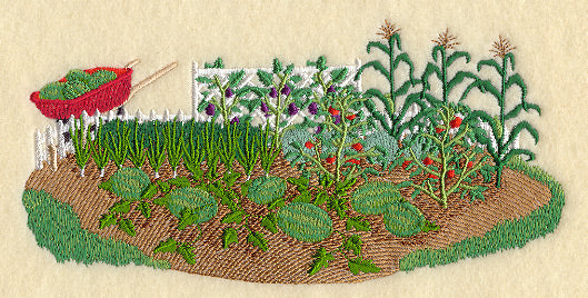 Vegetable Garden Scene