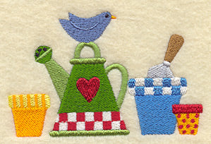 Checkered Country Planting Tools