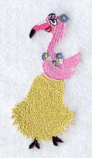 Hula Dancer Flamingo Flossie
