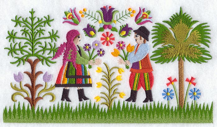 Summer Pastoral Scene