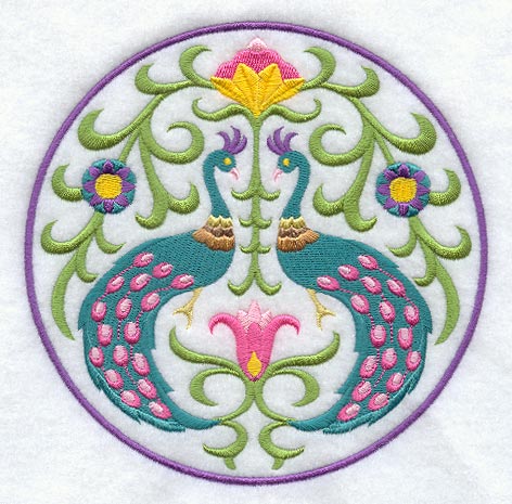 Polish Circle Peacock