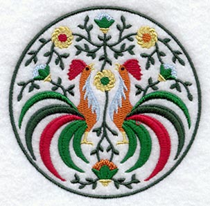Polish Rooster Medallion - Lg