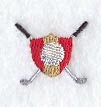 Golf Crest (Miniature)