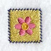 Patchwork Flower Square (Miniature)