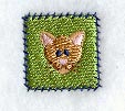 Patchwork Cat Square (Miniature)