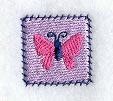 Patchwork Butterfly Square (Miniature)