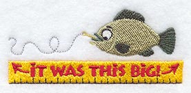 Fish Stories Pocket Topper - Large